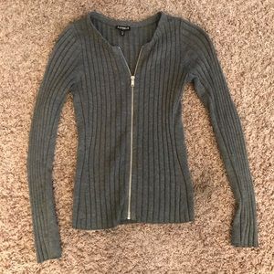 Express zip up sweater